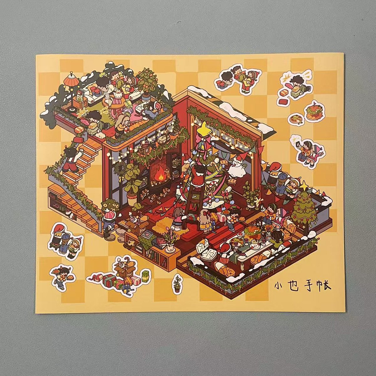 立体场景贴纸定制